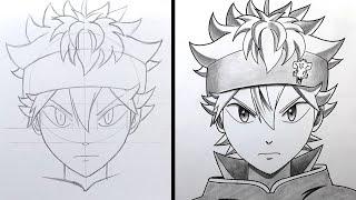 How to Draw ASTA [Black Clover] -