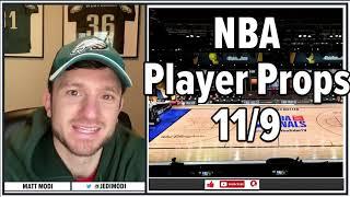 Thursday's Best NBA Player Prop Picks Today [11/09/23]