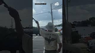 State senator spotted blowing horn, making obscene gestures at constituents protesting
