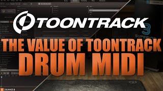 The value of Toontrack Drum Midi | Perceiving its worth