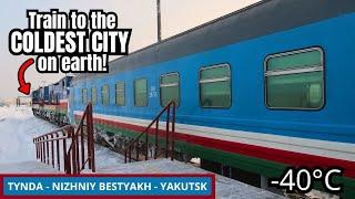 Surviving an Extreme Train Journey Across Russia to Yakutsk - The World’s Coldest City!