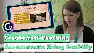 Genially Tutorial for Teachers Part 2 | Create Self-Checking Assessments Online