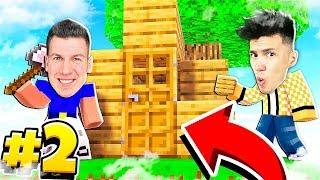 ПОСТРОИЛИ НОВЫЙ ДОМ — 2 Серия Скайблок — Нуб и Про на Скай блок В Майнкрафт ! Minecraft Остров