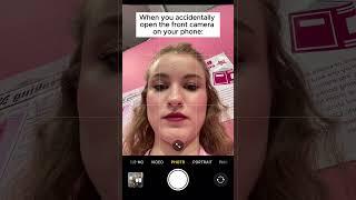  Me: feeling cute | Front cam: nope  #shorts #funny #camera #relatable #meme