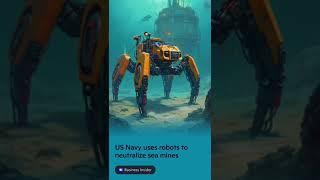 US Navy uses robots to neutralize sea  mines