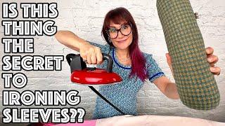 The Secret To Ironing Sleeves (How to Use A Seam Roll)!