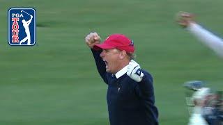 Charley Hoffman explodes with emotion at the Presidents Cup