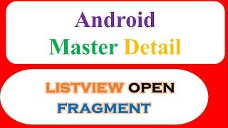 Android Master Detail Ep.03 : ListView - Open DailogFragment,Pass Data