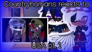 ||Countryhumans React To USA||My AU||Pt.1/?||GNRV||AmePol||Fluff+Angst||GN||Countryhumans||