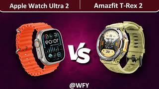 Amazfit T Rex 2 VS Apple Watch Ultra 2