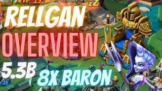 Rellgan's 5.3B Account Overview - Lords Mobile