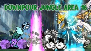 Downpour Jungle Area 16 (THE BATTLE CATS)