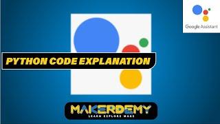 Python Code Explanation  - Mastering Google Actions