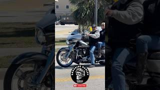 Couple with Harley Davidson Street Glide Custom Graphic