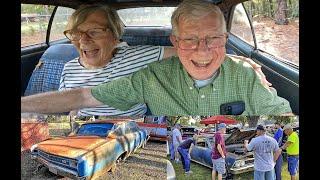 Original Owners Drive Their Rusty 1966 Chevelle SS 396 To A Car Show