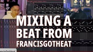 MIXING A BEAT FROM FRANCISGOTHEAT