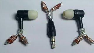 How To Make Wireless earphone Easily - At Home