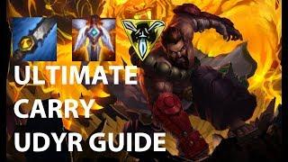 NEW ULTIMATE HARD CARRY JUNGLE UDYR BUILD GUIDE | AnOldSchoolPro - League of Legends
