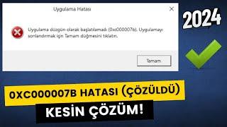 0xc00007b Hatası Çözümü - Kesin Çözüm 2024 | PES, FIFA, GTA 5