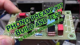 Phono preamp kit build and test - Elliott Sound Products