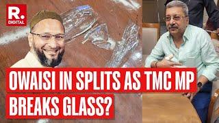 BREAKING: TMC’s Kalyan Banerjee Breaks Glass In Anger During Waqf Meeting, Owaisi In Splits?