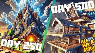 I Spent 250 MORE Days In the All The Mods 10 Modpack