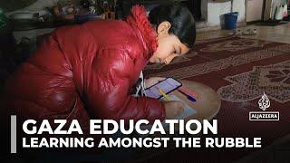 Gaza’s students persevere with online learning as war challenges their right to education