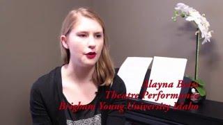 BYU-Idaho theatre department gains a bright leading-lady Alayna Betts