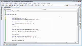 Reading and Writing Compressed Files using Visual Basic.NET