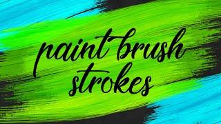 Create Paint Brush Strokes | No Plugins | No External Files/Footage - After Effects Tutorial