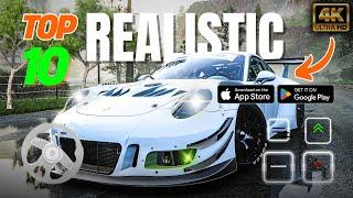 TOP  10Insanely Amazing Car Driving Games For Mobile Like Forza iN 2025.