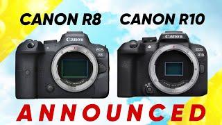 Canon R8 VS Canon R10 | Announced