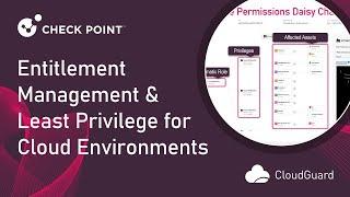 Cloud Entitlement Management with Check Point CloudGuard