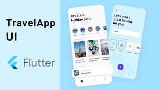 Travel / Holiday planning App UI - Flutter Speed Code