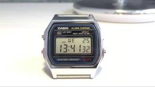 Настройка часов CASIO ALARM CHRONO