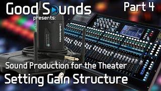 Setting Gain Structure (Part 4) | Sound Production for the Theater