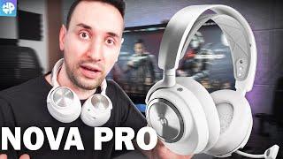 SteelSeries Arctis Nova Pro Review w/ Mic &  Noise Cancelling Demo