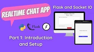 RealTime Chat App Using Flask and Socket IO (Python)  | Part 1 - Introduction and Setup