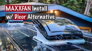 How to Install a MaxxFan | Van Build Series | Van Life