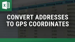 How to Convert Addresses to GPS Coordinates