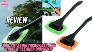 360° Brilliance: Unveiling the Pros and Cons of the Rotating Microfiber Car Window Cleaner