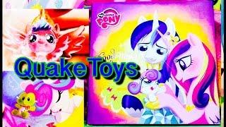 QuakeToys Story Time MLP Good Night Baby Flurry Heart Book Figure My Little Pony