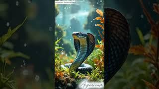 Philippine Cobra's Venomous Power  #animals #snake #reptiles #wildlife #shorts