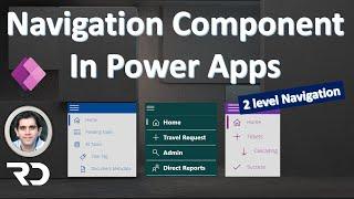 Power Apps Navigation Menu Component (2 level menu)