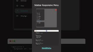 Sidebar Responsive Menu #frontend #public #rek #site #tutorial #web #рек #сайт #сайт