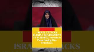 Israel Attacks Iranian Goverment TV Buildin. #israel #iran #war