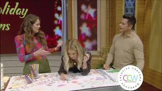 As Seen on TV Live with Kelly & Mark Creative Crayons Workshop Coloring Tablecloths