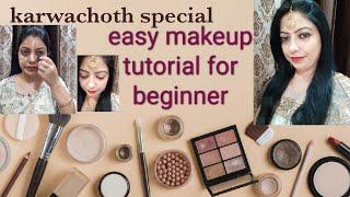 easy makeup tutorial for fastive season || Nisha Ahuja || the review girl