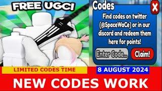 *NEW CODES* [WARMERS] Play For UGC! ROBLOX | LIMITED CODES TIME | AUGUST 8, 2024