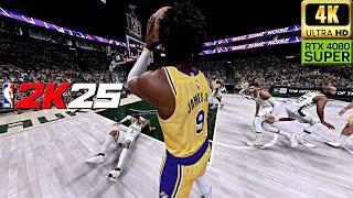 NBA 2K25 PC Ultra Modded | Lakers vs Bucks | RTX 4080 SUPER [4K]